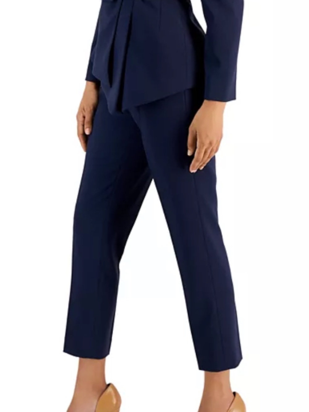 Tahari Asl Women's Dress Pants-Midnight Blue Size 16 NWT